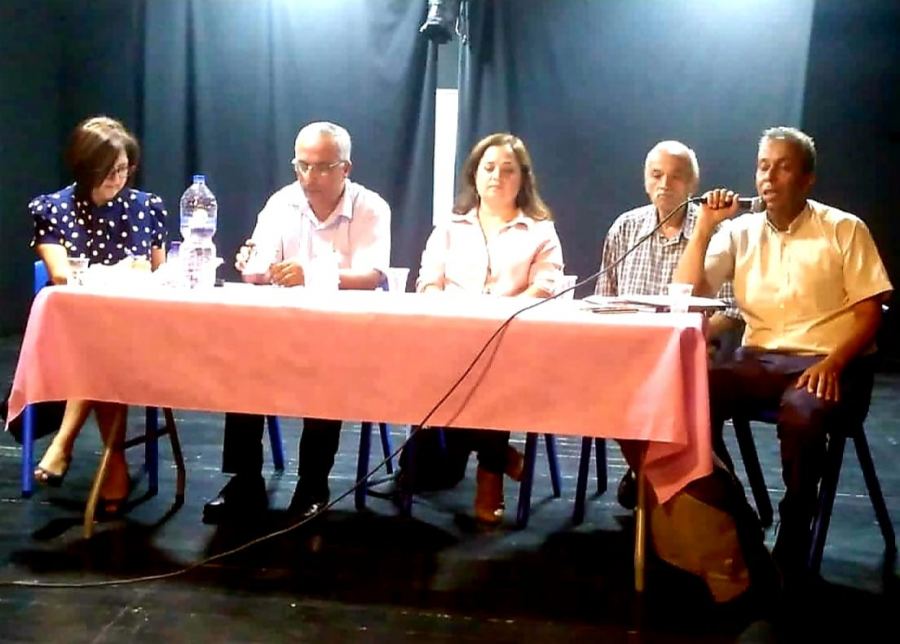 ندوة أدبيّة للكاتب ناجي ظاهر في مركز محمود درويش في الناصرة